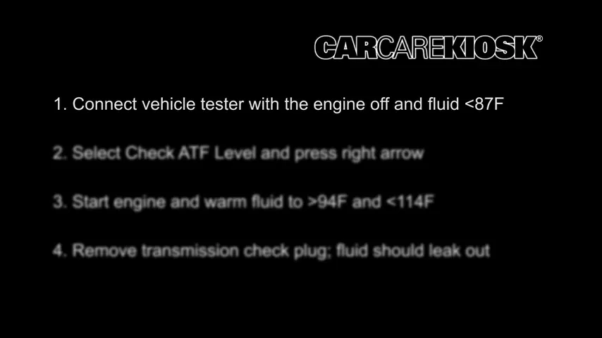 2014 Volkswagen Tiguan R-Line 2.0L 4 Cyl. Turbo Transmission Fluid Check Fluid Level